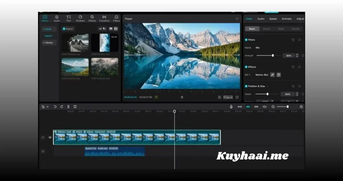 Download Capcut Terbaru V8.5.0.3590 Full Version- Kuyhaa screenshot