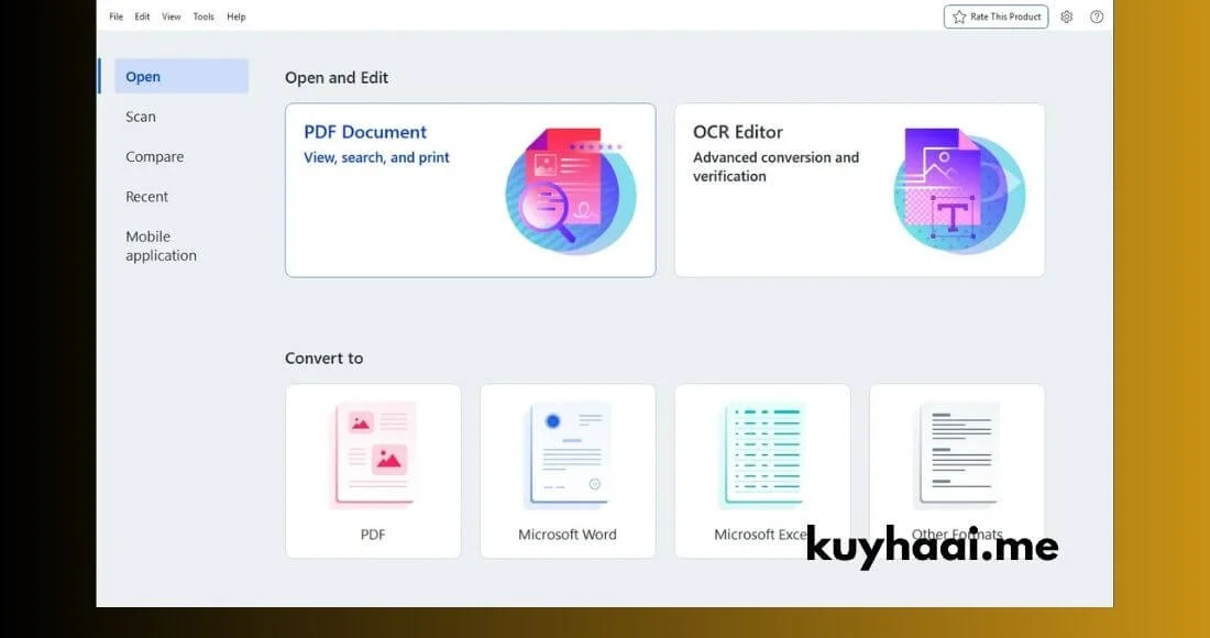 Download ABBYY FineReader PDF 16.0.14.7295 Full Version 2026 screenshot